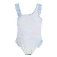 Disney Princess Ariel Mermaid Swimming Costume for Girls One-Piece Toddler Swimwear 2-7 Years