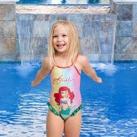 Disney Princess Ariel One Piece Girls Swimsuit | 2–7 yrs