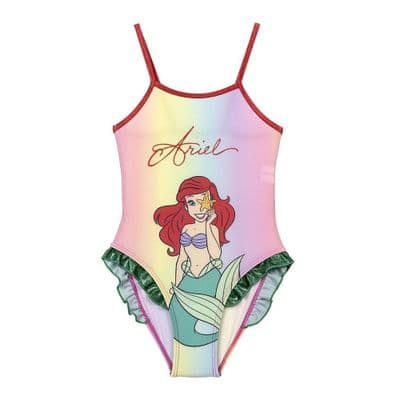 Disney Princess Ariel One Piece Girls Swimsuit | 2–7 yrs