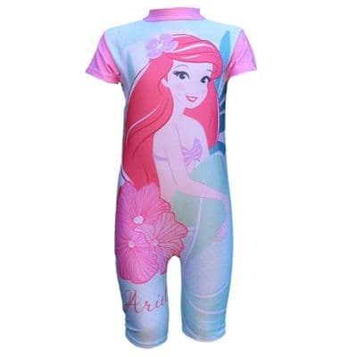 Disney Princess Ariel UV Sunsuit UPF 50+ | Girls Swimwear 2–6 yrs