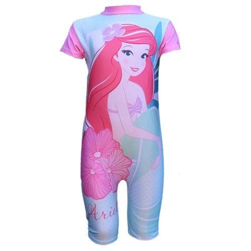 Disney Princess Ariel UV Sunsuit UPF 50+ | Girls Swimwear 2–6 yrs