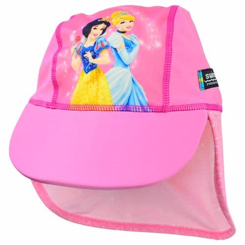 Disney Princess Girls UPF 50+ Sun Protection Legionnaire Hat Pink 1-2yrs