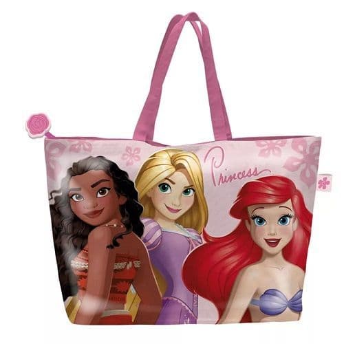Disney Princess Kids Zip-Up Summer Beach Tote Bag