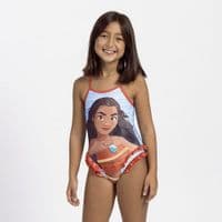 Disney Princess Moana Girls One Piece Swimming Costume – Ages 2–7