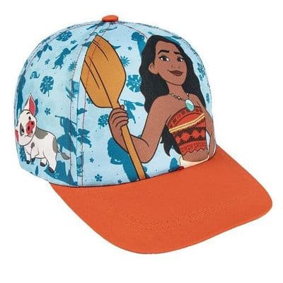Disney Princess Moana Kids Baseball Cap | Adjustable Hat 4-8 Years
