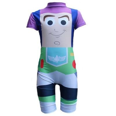 Disney Toy Story UV Sunsuit UPF 50+  Toddler Swimwear 2-6 yrs Buzz Lightyear