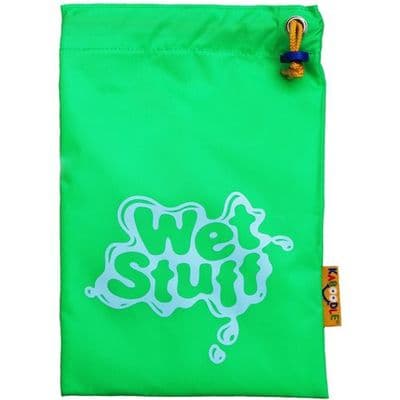 Kaboodle Kids Waterproof Wet Stuff Bag Lime Green Pouch