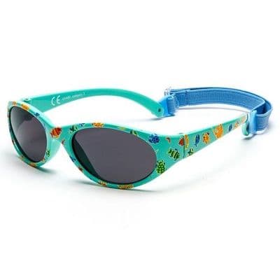 Kiddus Kids Comfort Sunglasses UV400 Fish Sun Protection  2-6 years