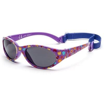 Kiddus Kids Comfort Sunglasses UV400  Purple Sun Protection 2-6 years