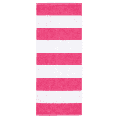 Kids Chlorine Resistant Cotton Pool Towel – Pink Beach & Holiday Towel | 70 x 150 cm