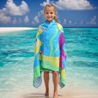 Colourful Girls Mermaid Beach Bath Swim Towel 70cm x 140cm