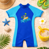 Kidz Swimmers Baby Boys Lizard UV Sunsuit | UPF 50+ Swimwear 3–24m