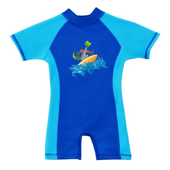 Kidz Swimmers Baby Boys Lizard UV Sunsuit | UPF 50+ Swimwear 3–24m