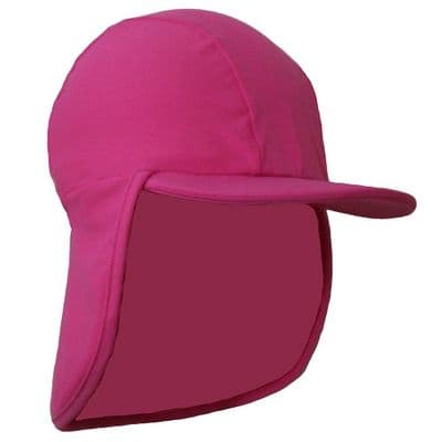 Kidz Swimmers Baby Girls UPF 50+ Sun Protection Legionnaire Hat Pink 0-24m