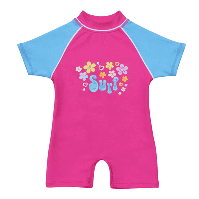 Kidz Swimmers Baby Girls UV Surf Sunsuit | UPF 50+ Sun Protection Swimwear