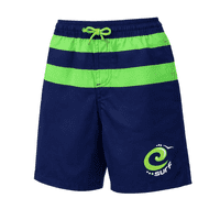 Kidz Swimmers Boys UPF 50+ Swim Board Shorts Blue & Green 2-14yrs
