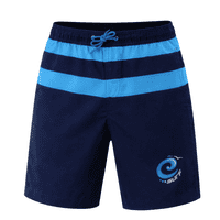 Kidz Swimmers Boys UPF 50+ Swim Shorts Estate & Malibu Blue 2-14yrs