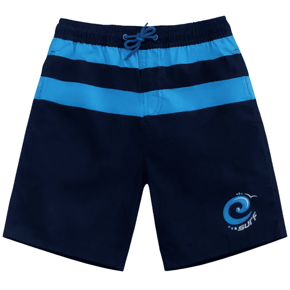 Kidz Swimmers Boys UPF 50+ Swim Shorts Estate & Malibu Blue 2-14yrs