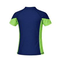 Kidz Swimmers Estate Blue & Jasmine Green  Kids Boys Rash Vest | UPF 50+ Swim Top 11–14 yrs