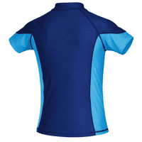 Kidz Swimmers Estate & Malibu Blue Kids Boys  Rash Vest | UPF 50+ Surf Swim Top 13–14 yrs