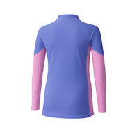 Kidz Swimmers Girls UPF 50+ Long Sleeve Swim Top Very Peri & Pink 5-14yrs