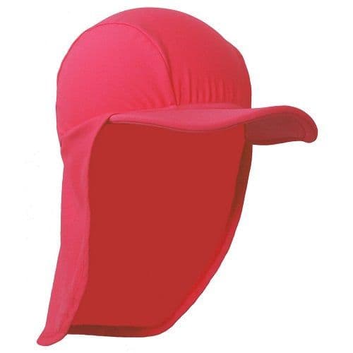 Kidz Swimmers Girls UPF 50+ Sun Protection Legionnaire Hat Camellia Rose 2–10yrs
