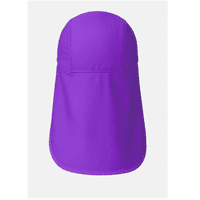 Kidz Swimmers Girls UPF 50+ Sun Protection Legionnaire Hat Orchid Hibiscus 6-10yrs+