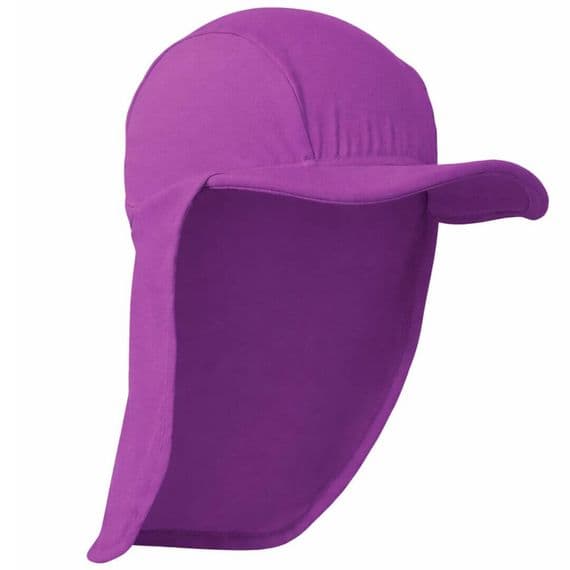 Kidz Swimmers Girls UPF 50+ Sun Protection Legionnaire Hat Orchid Purple 2-10yrs