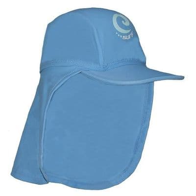 Kidz Swimmers Girls UPF 50+ Sun Protection Legionnaire Hat Placid Blue 2–10yrs