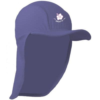 Kidz Swimmers Girls UPF 50+ Sun Protection Legionnaire Hat Very Peri 6–10yrs+