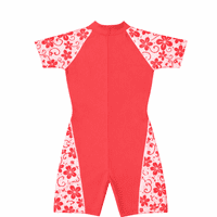 Kidz Swimmers Girls UPF 50+ Sunsuit  Camellia Rose UV One-Piece 2-8yrs