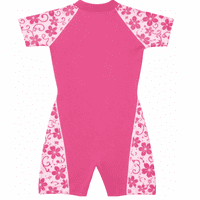 Kidz Swimmers Girls UPF 50+ Sunsuit  Fandango Pink UV One-Piece 2-8yrs