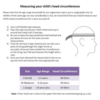 Kidz Swimmers Girls UV Legionnaire Cap UPF 50+ Very Peri Purple | Sun Protection Hat 2–10 Years