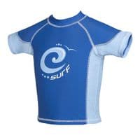 Kidz Swimmers Indigo Blue Kids Rash Vest | UPF 50+ UV Surf Swim Top 2–10 yrs