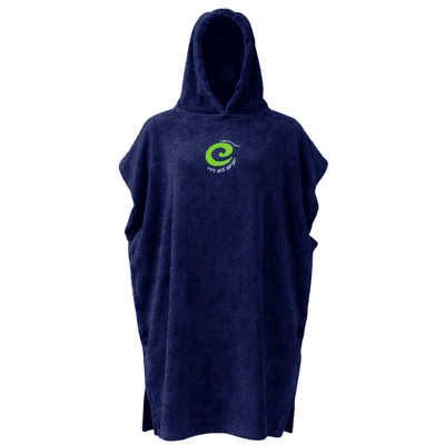 Kidz Swimmers Kids Boys Navy Hooded Changing Robe Towel Cotton  6-12 yrs