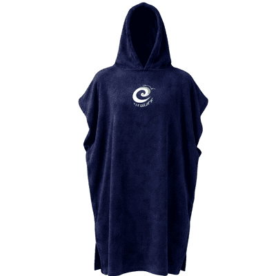Kidz Swimmers Kids  Boys Navy Hooded Changing Robe Towel Cotton 6-12 yrs