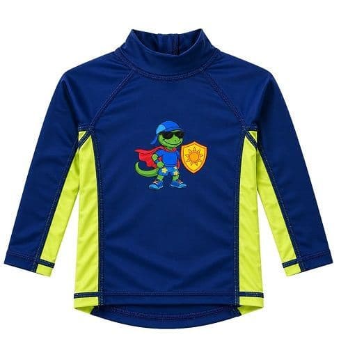 Kidz Swimmers Larry Lizard  Long Sleeve UV Rash Vest UPF50+ 2-6yrs