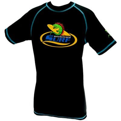 Kidz Swimmers Stick Lizard Rash Vest | UPF 50+ UV Surf Swim Top 5–6 to 13–14 yrs