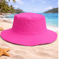 Kidz Swimmers UPF 50+ Reversible Tropical Fruit & Pink  Kids Sun Hat 3m-6yrs