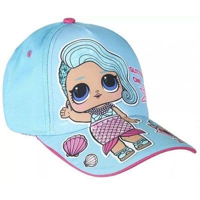L.O.L  Surprise Blue Baseball Cap | Kids Adjustable Hat 3-6 Years