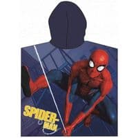 Marvel Spiderman Official Toddler Hooded Towel Kids Poncho Towel Cotton 1-3 yrs