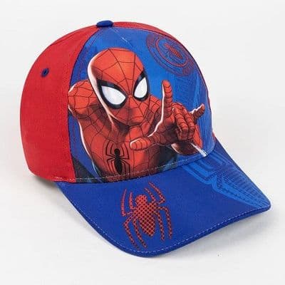 Marvel Spiderman Red Kids  Baseball Cap Adjustable Hat  4-8 Years