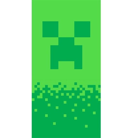 Minecraft Creeper Kids Beach Towel  Cotton Pool & Holiday Towel