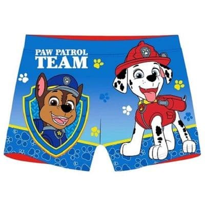 Paw Patrol Boys Swim Shorts Team Design | 3–4 yrs to 7–8 yrs Swimming Trunks