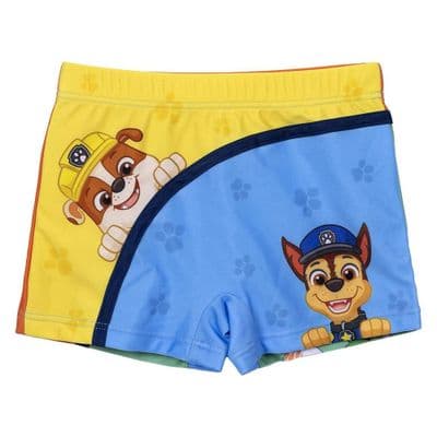Paw Patrol Boys Swim Shorts  Toddler Trunks 2–7yrs  Kids Swimwear