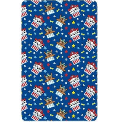 Paw Patrol Kids Toddler  Blanket Throw Soft & Cosy