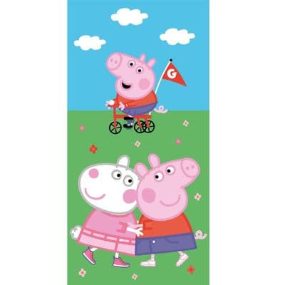 Peppa Pig  George and Suzy Sheep Beach Towel