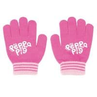 Peppa Pig  Pink  Toddler Girls Winter Hat and Gloves set 12-36 months