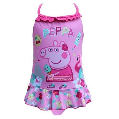 Peppa Pig Tropical Light Pink  Kids Swimsuit | Girls Swimwear 2–6 yrs