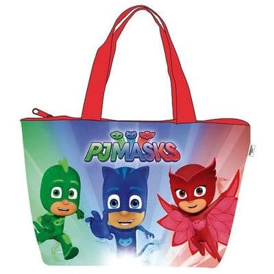 PJ Masks Kids Zip-Up Summer Beach Tote Bag